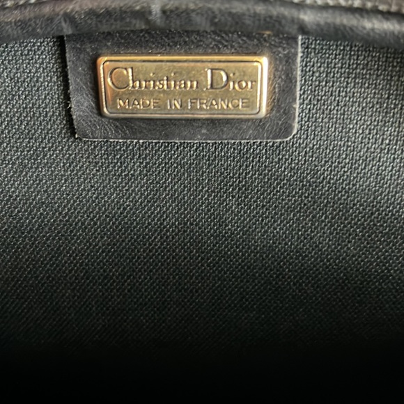 Christian Dior vintage honeycomb monogrammed canvas small shoulder bag - 1980s - Picture 7 of 14